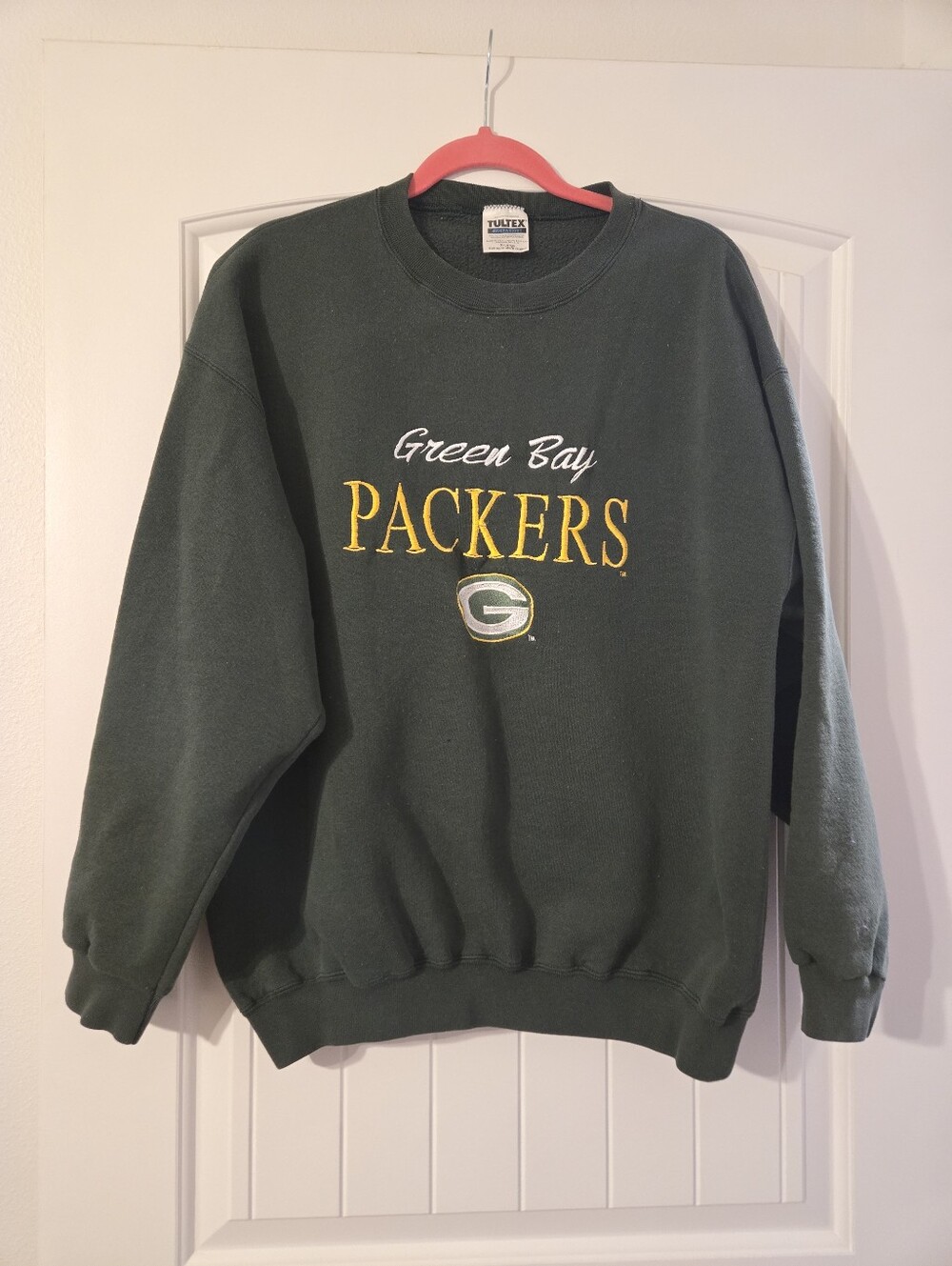 Vintage Tultex Heavy Weight Green Bay Packers Men's Crewneck Sweatshirt